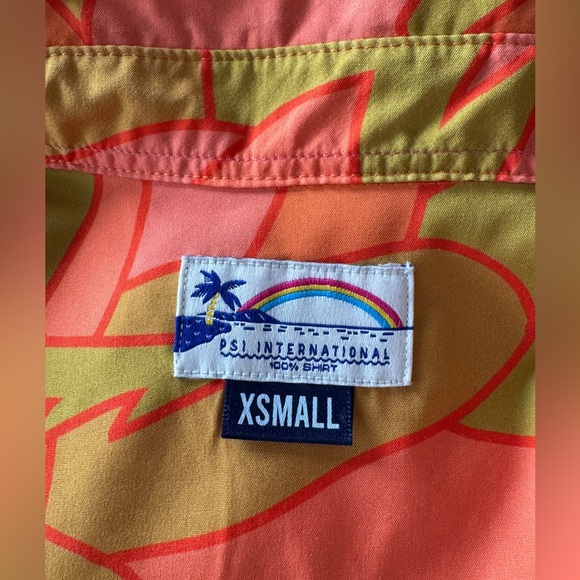 Party Shirt International Yamm Yamm Stretch Tech Short Sleeve Button Up- XS - Picture 3 of 6